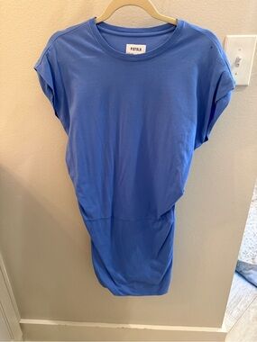 Pistola Dusty Blue Slouchy Tee Dress
